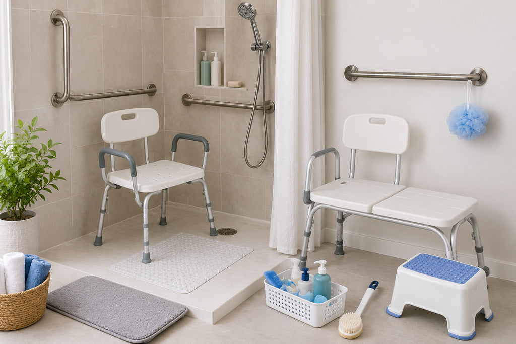 What Products Help Make Showering Safer for Elderly Adults?