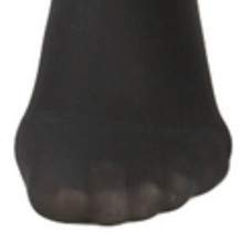 Truform Short Length 20-30 mmHg Compression Stockings for Men and Women, Black, Small