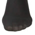 Truform Short Length Compression Stockings 20-30 mmHg, Closed Toe, Black, Medium for Men and Women