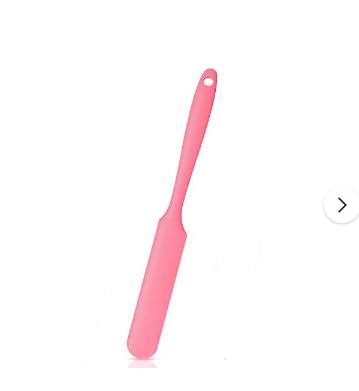 Pink Non-Stick Wax Spatulas, Silicone Applicator for Hair Removal, Reusable Hard Wax Sticks for Home Use