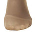Truform Short Length 20-30 mmHg Compression Stockings for Men and Women, Reduced Length, Closed Toe, Beige, Large