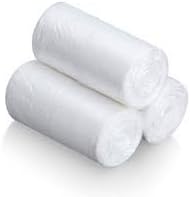 Muscle Bag 4 Gallon Durable Waste Bin Trash Bags, 500 Count, 50 Bags Per Roll, Leak Proof Plastic
