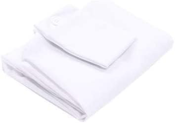 SnugStop Bed Headboard Wedge, Mattress Gap Pillow Wedge Cover for Twin Mattress (White)