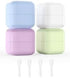 Travel Containers for Toiletries, TSA Approved 1.7oz Leak-proof Travel Size Containers for Cosmetic Cream