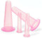 Tnyvm 4Pcs Pink Massage Cupping Set Silicone Mini Facial Cups Face Massager Helper
