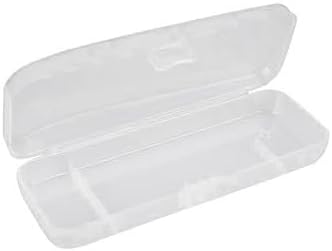White Transparent Shaving Box for Razor, Plastic Cover Container for Manual and Electric Shavers