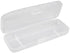 White Transparent Shaving Box for Razor, Plastic Cover Container for Manual and Electric Shavers