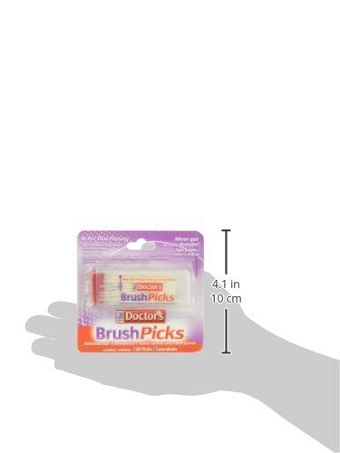 The Doctor's BrushPicks Interdental Toothpicks, 120 Count (Pack of 12)