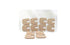Aetna Foot Products Adhesive Felt U-Shaped Callus or Toe Pads, Pack of 100, 1/8" Thick