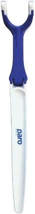Paro Floss Holder and Mint Floss, Waxed, Fluoridated, 50M