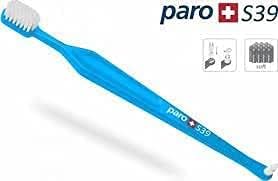 Paro S39 Toothbrush | Extra Sensitive with Soft Bristles | 5 Rows, 39 Tuft | Exchangeable Inter Space F | 6 Pack Multi