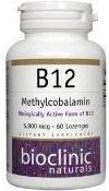Bioclinic Naturals - B12 Methylcobalamin 5000 mcg 60 LOZ