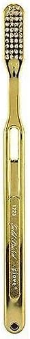 55Dental Gold Toothbrush, Tynex Bristle, Medium Soft, 18K Gold Plated Toothbrush