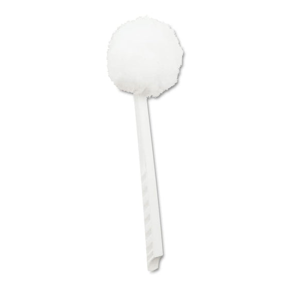 Boardwalk Deluxe Bowl Mop, 10" Handle, 2" dia. Head, Plastic, White (Case of 25)