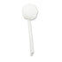 Boardwalk Deluxe Bowl Mop, 10" Handle, 2" dia. Head, Plastic, White (Case of 25)