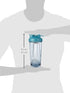 BlenderBottle Pro Series Shaker Bottle - 28-Ounce for Protein Shakes and Pre Workout, Cerulean Blue