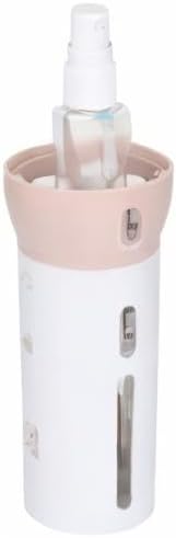 Travigo 4-in-1 Travel Dispenser Bottle, TSA Approved, Includes Four 1.4 oz. Reusable Cosmetic Toiletry Containers