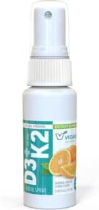 Vegan Life Nutrition Vitamin D3 and K2 Oral Spray Supplement - 0.65 Ounce