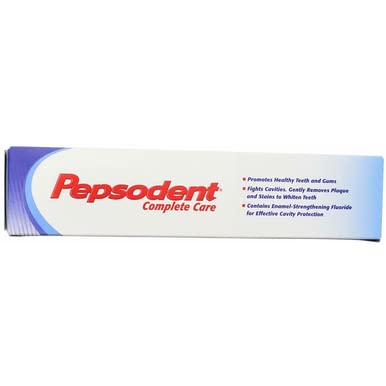 Pepsodent 5.5 oz, Pack 6 Complete Care Anticavity Fluoride Toothpaste Original Flavor