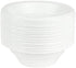 White Plastic Soup Bowls - Disposable Dinnerware Plates, Microwavable for Hot, Cold, Dessert, Salad, Cereal, Snack Use,