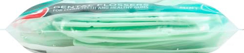 PLACKERS Micro Mint Dental Flossers, Freshens Breath, 90 Each