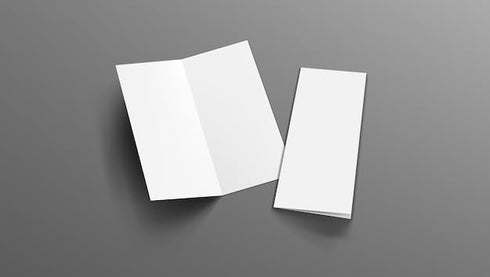 Reskid 100-Pack 8.5x11 4.25x11 110lb (4.25x11, inches) Of Heavyweight White Blank Cards - Scored To Greeting Cards