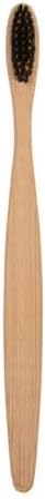 UCCKEYI 40-Pack 7in Black Bamboo Toothbrushes, Medium Bristles, Eco-Friendly & Biodegradable for Adults, Travel