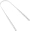 Pxiryanlow Silver Stainless Steel Tongue Tongue Scraper for Adults,Tongue Cleaner Optimal Oral Hygiene