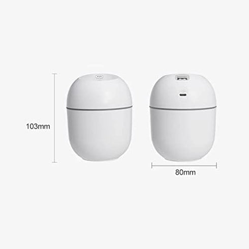 kkhouse 1PCs 220ML Mini Portable Ultrasonic Air Humidifer Aroma Essential Oil Diffuser USB Mist Maker Aromatherapy