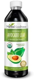 Avocado Leaf Extract Liquid Supplement for Vitamins, Dietary Fiber, Skin & Immune Support - 12oz Herbal Goodness