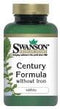 Swanson Century Formula Multivitamin without Iron - 130 Tabs