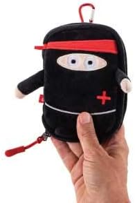 Owie Ninja Small Mini Compact First Aid Kit for Parents on The Go and Hanging in a Diaper Bag, Travel, Purse or Use it