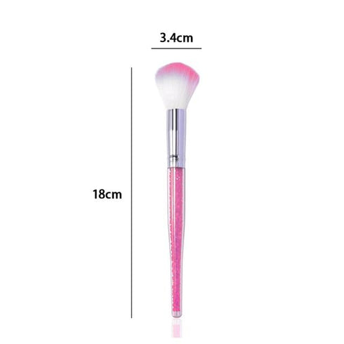 Pink Soft Nail Dust Cleaning Brush Cleaner Nail Art Powder Dust Removal Brushes DIY Tool For Acrylic and Nail Powder Makeup Foundation Beauty and Personal Care