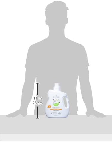 ATTITUDE Liquid Laundry Detergent, EWG Verified, HE Compatible, Vegan, Citrus Zest, 40 Loads, 67.6 Fl Oz, Plant Based