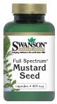 Swanson Full Spectrum Mustard Seed - 400 Milligrams, 60 Capsules