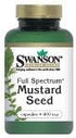 Swanson Full Spectrum Mustard Seed - 400 Milligrams, 60 Capsules