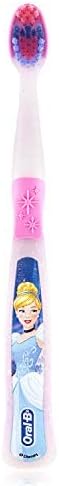 Oral-B Princess Toothbrush for Little Girls, Extra Soft, Cinderella Characters, 3+ YRS - 1 Count