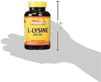 L-Lysine 500mg | 120 Caplets | Free Form Amino Acid Supplement by Sundance