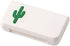 Daily Pill Box Case Waterproof Medicine Organizer for Travel Use - Mini Pill Container with 3 Compartments (Cactus)