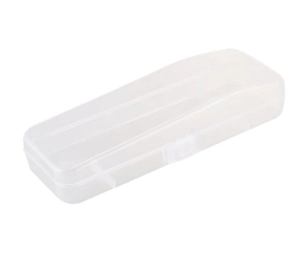 Transparent Shaving Box for Razor, Plastic Cover Container for Manual and Electric Shaver Accessories