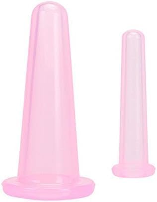 Zhuluck 4Pcs Set Massage Cupping Silicone Mini Facial Cups Face Massager Helper Skin Care Neck Back Eyes Massaging Cup
