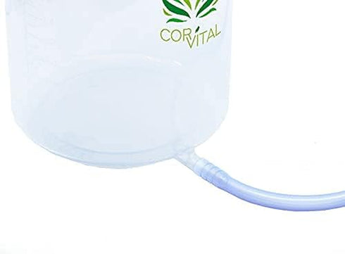 Coffee Enema Kit for Colon Cleansing, Recommended by Gerson Home Enema Kit with Red Tube
