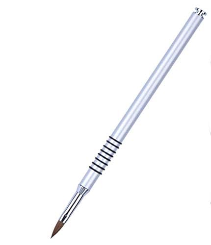 3D Nail Art Brush Pure Non-Slip Handle Acrylic Nail Art Brush Sculpture Brush for Acrylic Powder (Size 5)