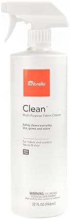 Sunbrella Clean Multi-Purpose Upholstery Cleaner, All-in-One Fabric Solution for Water-Safe Fabrics