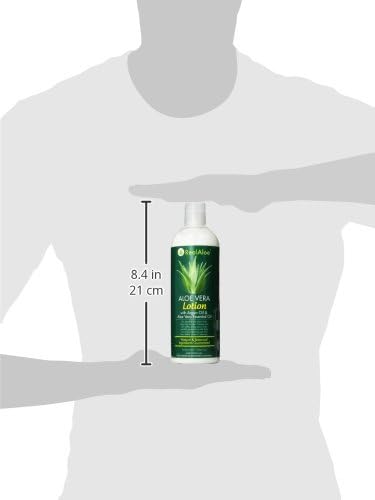 Real Aloe Lotion, Aloe Vera, 16 Fluid Ounce