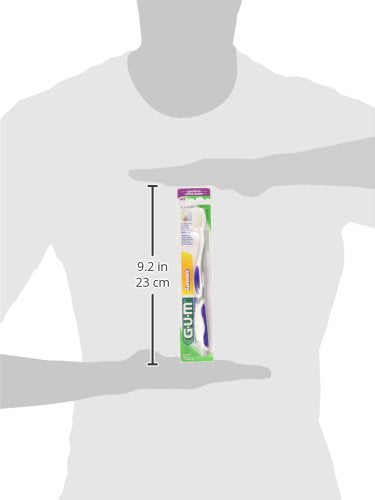 Sunstar 509P Summit+ (Pack 12) GUM Toothbrush, Compact Head, Sensitive Bristle
