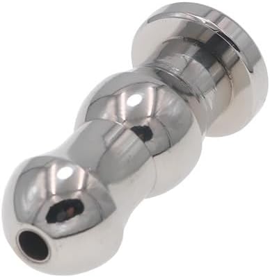 HCZION Short Hollow Urethral Sound Stainless Steel Urethral Dilators with Bead Penis Plug
