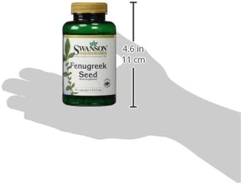 Swanson Full Spectrum Fenugreek Seed | 90 Capsules | Herbal Supplement | 610 Milligrams