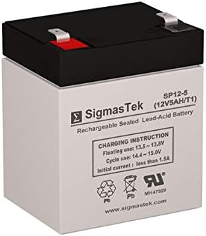 SigmasTek 12V 5AH UB1250 UPG Replacement Battery