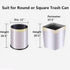 Drawstring Garbage Bags, Thick Durable Leak-proof Trash Bags, 4-6 Gallon Wastebasket Liners for Home, Office